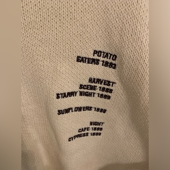 Sunflowers & Self-Portrait of Van Gogh Sweater - Picture 4 of 7